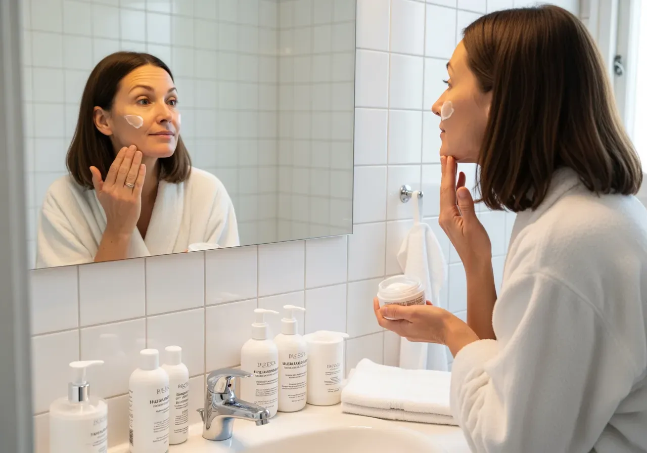 Fotkräm med teaträd och pepparmynta