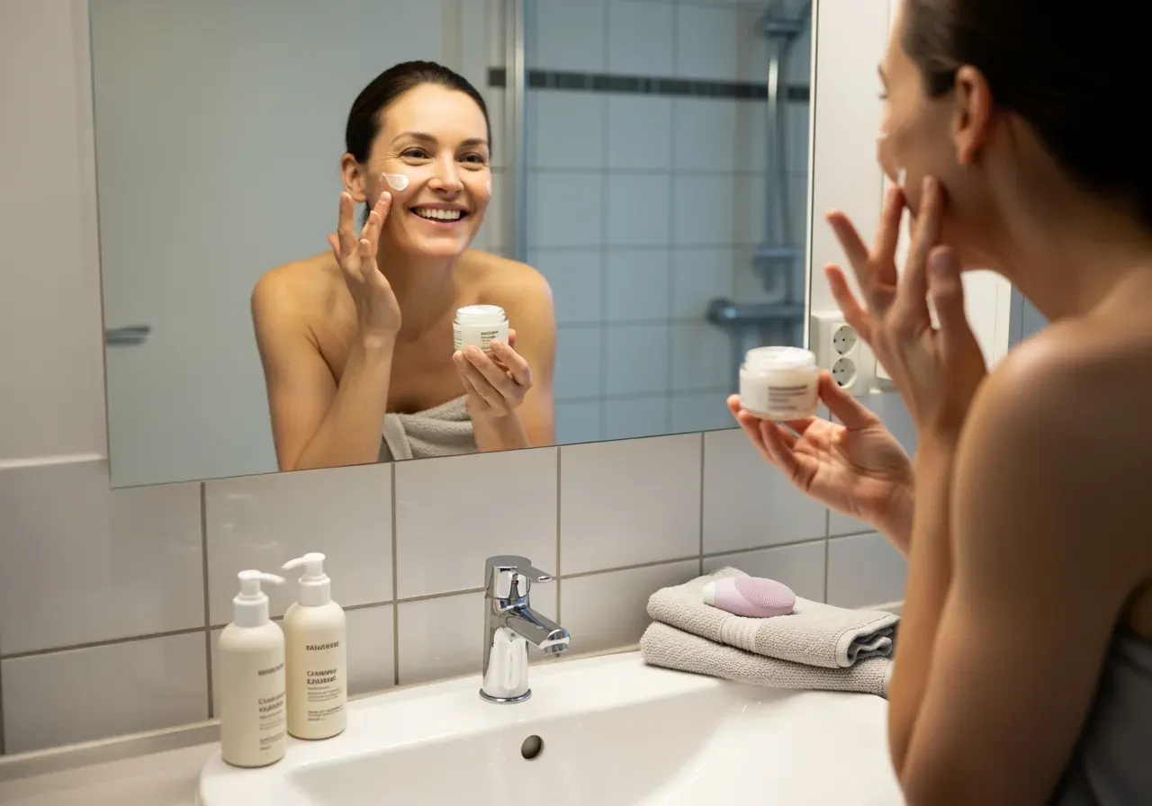 Ansiktskrämer för nybörjare hos c/o Gerd