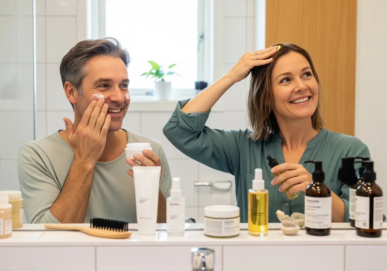 Enkel hudvårdsrutin morgon kväll