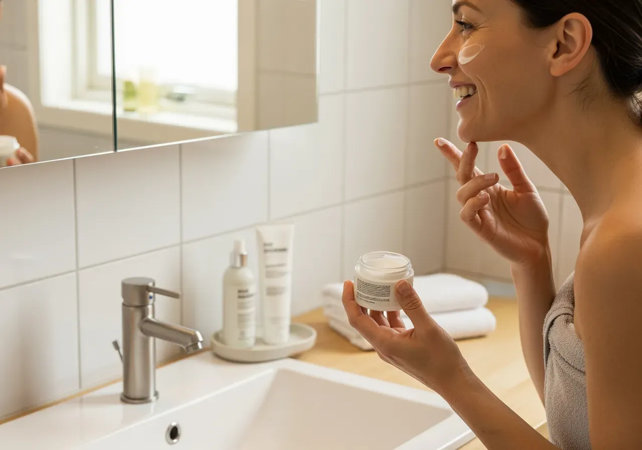 Skonsam kroppsvård för känslig hud