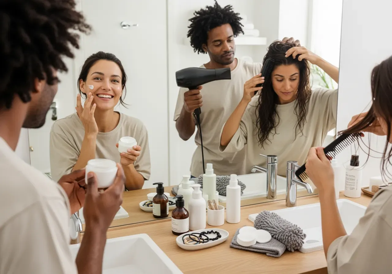 Resekit för tjockt hår och torr hud