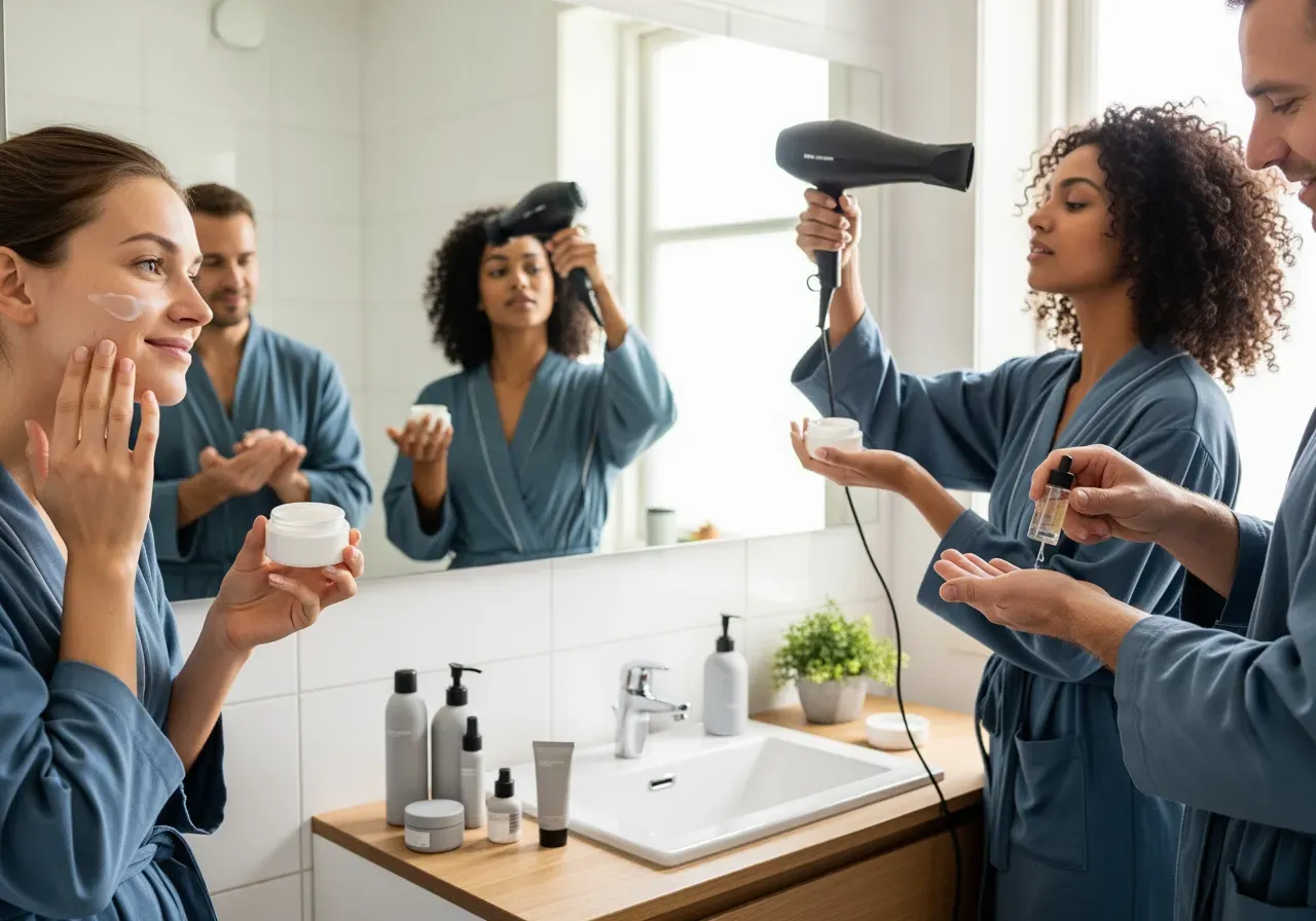 Resekit för rengöring och peeling